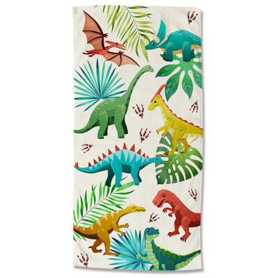Good Morning Ręcznik plażowy DINOS, 75x150 cm, kolorowy