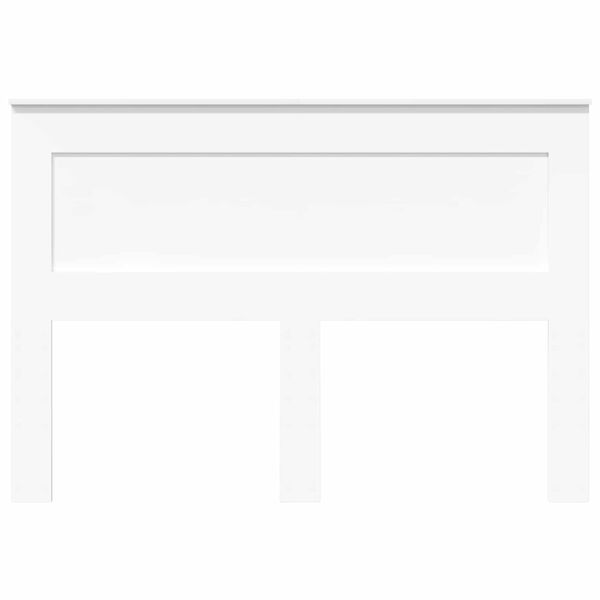 vidaXL Zagł&oacute;wek Z zagł&oacute;wkiem Biały 140 cm Materiał drewnopochodny