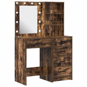 vidaXL Toaletka 2 szt. Brązowy 50 x 41 x 135 cm Drewno inżynieryjne