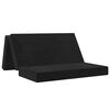 vidaXL Składana Sofa Ł&oacute;żko 160 x 67 x 45 cm Czarny