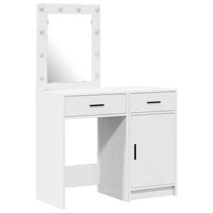 vidaXL Toaletka 2 szt. Biały 50 x 41 x 135 cm Drewno inżynieryjne
