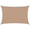vidaXL Żagiel przeciwsłoneczny, 160 g/m&sup2;, kolor taupe, 2,5x4 m, HDPE