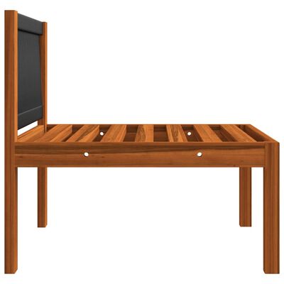 vidaXL Ogrodowe siedzisko środkowe z poduszkami, lite drewno akacjowe