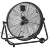 vidaXL Przemysłowy wentylator bębnowy, 60 cm, 172,5 W, czarny