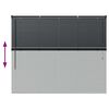 vidaXL Żaluzje weneckie Czarny 130 x 160 cm Aluminium