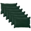 vidaXL Poszewka na poduszkę 6 pcs HOUTEN Ciemnozielony 50 x 70 cm