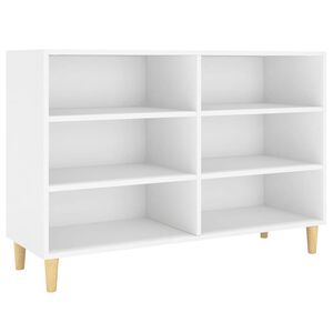 vidaXL Szafka, biała, 103,5x35x70 cm, materiał drewnopochodny