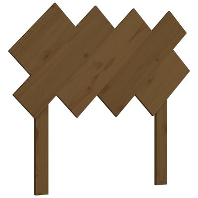 vidaXL Wezgłowie łóżka, miodowy brąz, 92x3x81 cm, drewno sosnowe