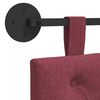 vidaXL Wisząca Głowa Czerwone wino 150 x 55 x 7 cm tkanina
