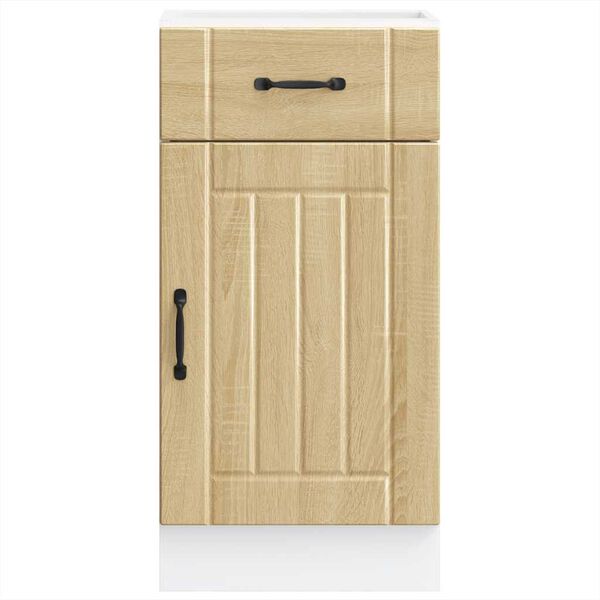 vidaXL Szafka kuchenna dolna &bdquo;Lucca&rdquo; Dąb Sonoma Drewno klejone