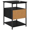 vidaXL Szafka Nocna Czarny Dąb 40 x 42 x 56 cm Materiał drewnopochodny