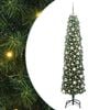 vidaXL Sztuczna choinka z podstawą Zielony 180 cm PVC, stal i plastik