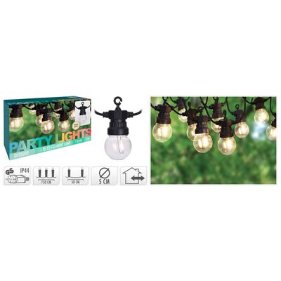 ProGarden Oświetlenie ogrodowe LED, sznur 20 lampek, 24 V