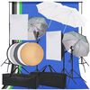 vidaXL Zestaw lamp studyjnych i akcesori&oacute;w