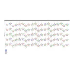 vidaXL Zasłona świetlnych gwiazdek, 500 kolorowych diod LED, 8 funkcji