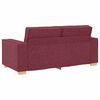 vidaXL Sofa 2-osobowa w kolorze czerwonego wina 140 cm Tkanina