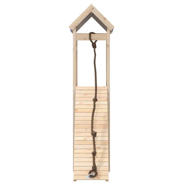 vidaXL Plac zabaw do ogrodu, lite drewno sosnowe