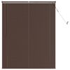 vidaXL Żaluzja wenecka Ciemnobrązowy ze wzorem 150 x 110 cm PVC