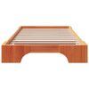vidaXL Ramka ł&oacute;żka Woskowy Brąz 100 x 200 cm Lite drewno sosnowe