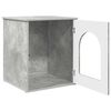 vidaXL Koty Dom Betonowy 53 x 52 x 62 cm Materiał drewnopochodny