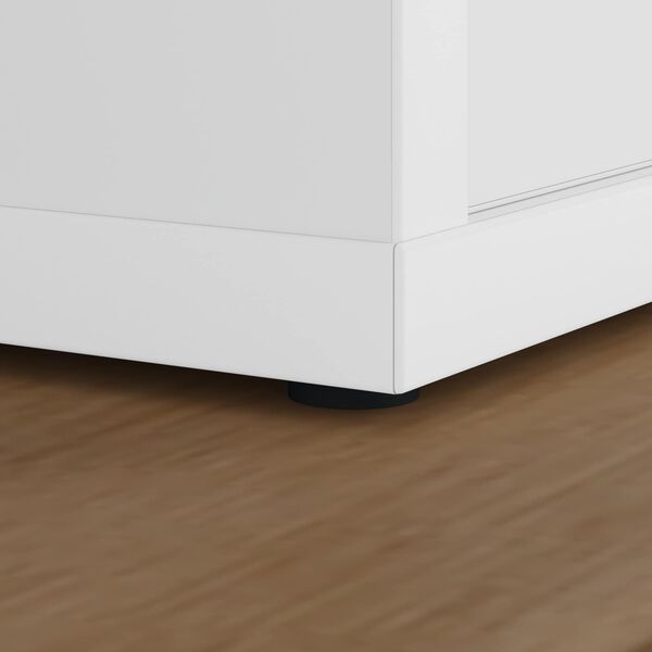 vidaXL Podkładki Na Nogi Mebli 12 pcs Czarny &Oslash; 14 x 4 mm EVA