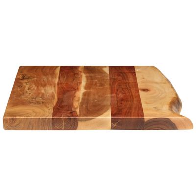 vidaXL Blat łazienkowy, lite drewno akacjowe, 100x52x3,8 cm