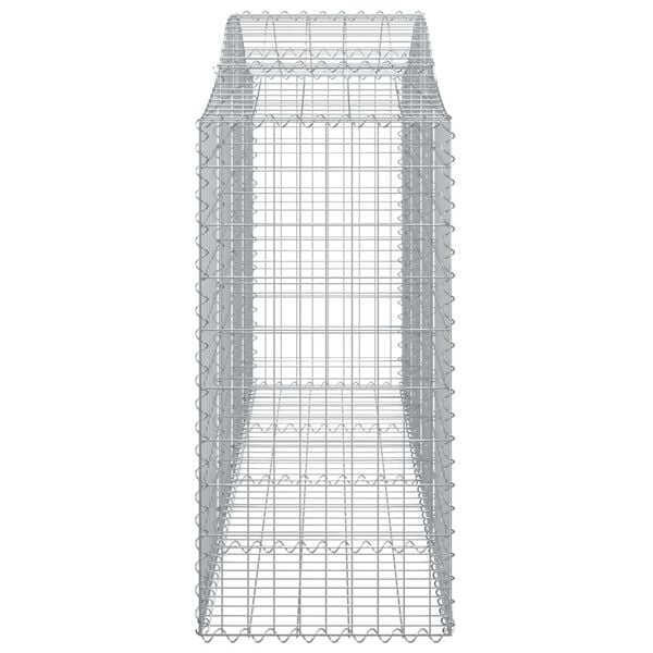 vidaXL Łukowaty kosz gabionowy 200x50x120/140 cm, galwanizowane żelazo