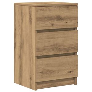 vidaXL Szafka nocna z 3 szufladami Artisan Oak 39x35x65 cm