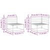 vidaXL Zestaw sof na zewnątrz 7 pcs Naturalny Lite Drewno Akacji