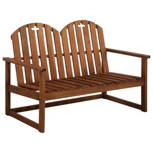 vidaXL Ławka ogrodowa, 110 cm, lite drewno akacjowe