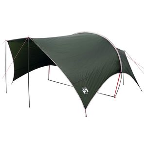 vidaXL Wodoodporny tarp do campingu Zielony wojskowy