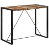 vidaXL Stolik barowy, 140x70x110, lite drewno z odzysku