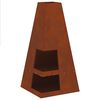 vidaXL Bowl ogniskowy Rdzawy 50 x 50 x 100 cm Stal kortenowska