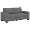 vidaXL Sofa 2-osobowa, ciemnoszara, 180x77x82 cm, tapicerowana tkaniną