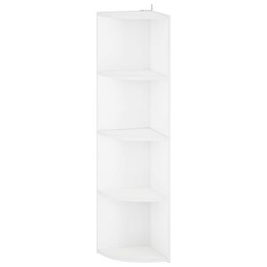 vidaXL P&oacute;łka narożna 4 poziom&oacute;w 31,5 x 31 x 130 cm Drewno inżynieryjne