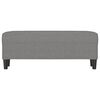 vidaXL Ławka, ciemnoszara, 100x35x41 cm, tapicerowana tkaniną