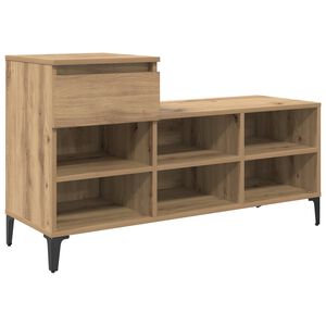 vidaXL Szafka na buty z szufladą z p&oacute;łką dąb artisan 102 x 36 x 60 cm