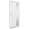 vidaXL Drzwi wejściowe, białe, 98x208 cm, PVC