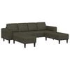 vidaXL Sofa do salonu 3 szt. Zielony wojskowy