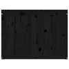 vidaXL Skrzynia na pranie, czarna, 88,5x44x66 cm, lita sosna