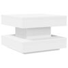 vidaXL Stolik kawowy obrotowy 360 stopni, biały, 50x50x34,5 cm
