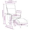 vidaXL Rozkładany fotel masujący z podn&oacute;żkiem, czarny, sztuczna sk&oacute;ra