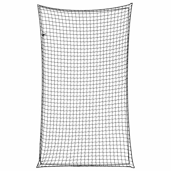 vidaXL Siatka na przyczepę, z elastyczną linką, czarna, 2,1x1,25 m, PP