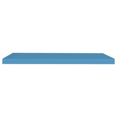 vidaXL Półka ścienna, niebieska, 80 x 23,5 x 3,8 cm, MDF