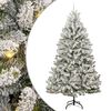 vidaXL Sztuczna choinka 270 cm 300 LED Ciepła biel PVC i stal