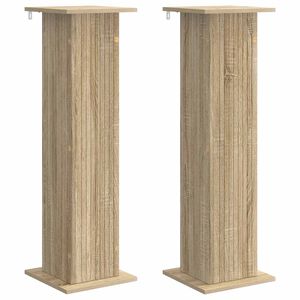 vidaXL Stojak na rośliny 2 pcs dąb Sonoma 30,5 x 30 x 100,5 cm