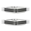 vidaXL Pojemniki gastronomiczne 8 szt., GN 1/2, 20 mm, stal nierdzewna