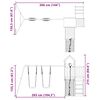 vidaXL Plac zabaw do ogrodu, lite drewno daglezjowe
