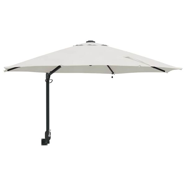 vidaXL Parasolka ogrodowa piaskowy 248 x 248 x 148 cm Poliester i Stal