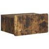 vidaXL Wisząca Szafka Nocna z szufladą Dąb wędzony 49 x 34,5 x 24 cm